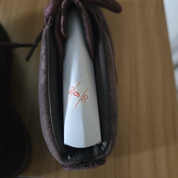 UGG Fallbrook Hiking Boots Casual Cordovan Dark Brown Leather Men's Size 8.5 - Picture 7 of 13